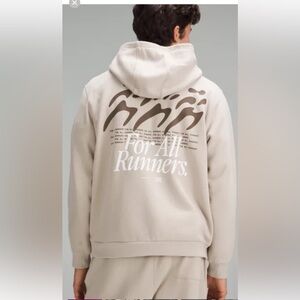 Lululemon Rare for all runners Steady State hoodie men L mojave tan